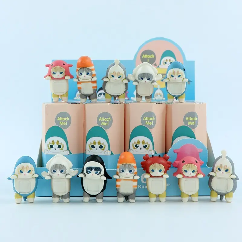 New Sonny Angel Mofusand Cats Blind Box Hippers Action Figures Cute Mysterious Toy Doll Fans Kid's Toy Model Christmas Birthday Gifts