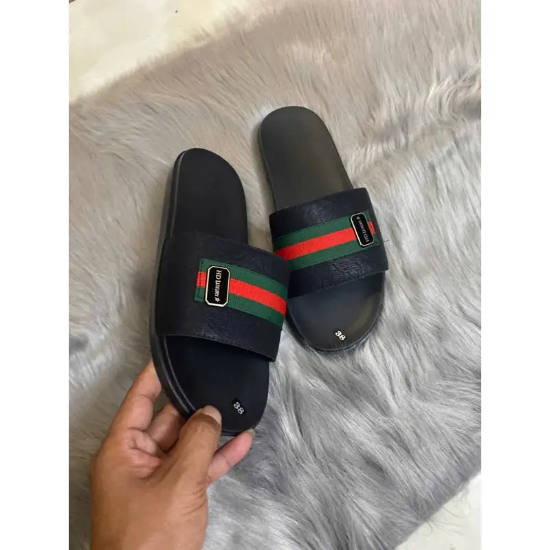 Dép quai ngang nam nữ Dù 3 phân đầy đủ các size mới nhất Slipper Đế Bằng DéP Giày 2