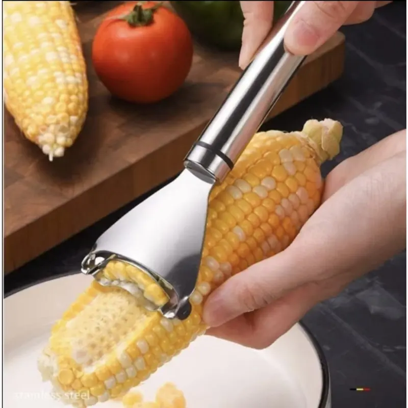 Alat Pengupas Jagung Bahan Stainless Corn Peeler Stripper Pisau Serut Perontok Serutan Parutan Mudah Dan Praktis 7