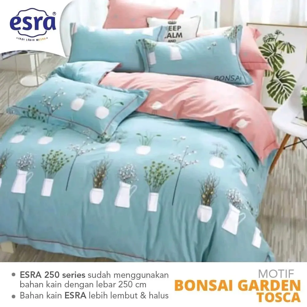 seprei ANTI GESER home indutri katun premium bantal guling Karet Sarung Tali
