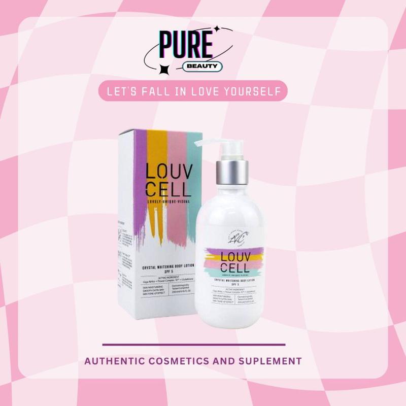 Kem Dưỡng Thể Hỗ Trợ Trắng Da Louv Cell Crystal Whitening Body Lotion - 250ml