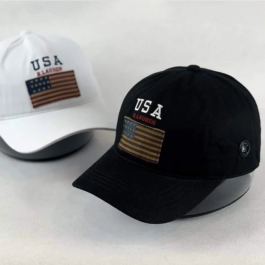 Mũ lưỡi trai,Blauren thêu chữ usa logo cờ my Chất vải kaki cao cấp,from mềm mại Hat Nón Cap mũ cali mỹ ket