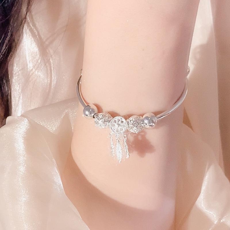 Vòng tay nam nữ - lắc đính bóng xoay dễ thương - Phukienvip888 4