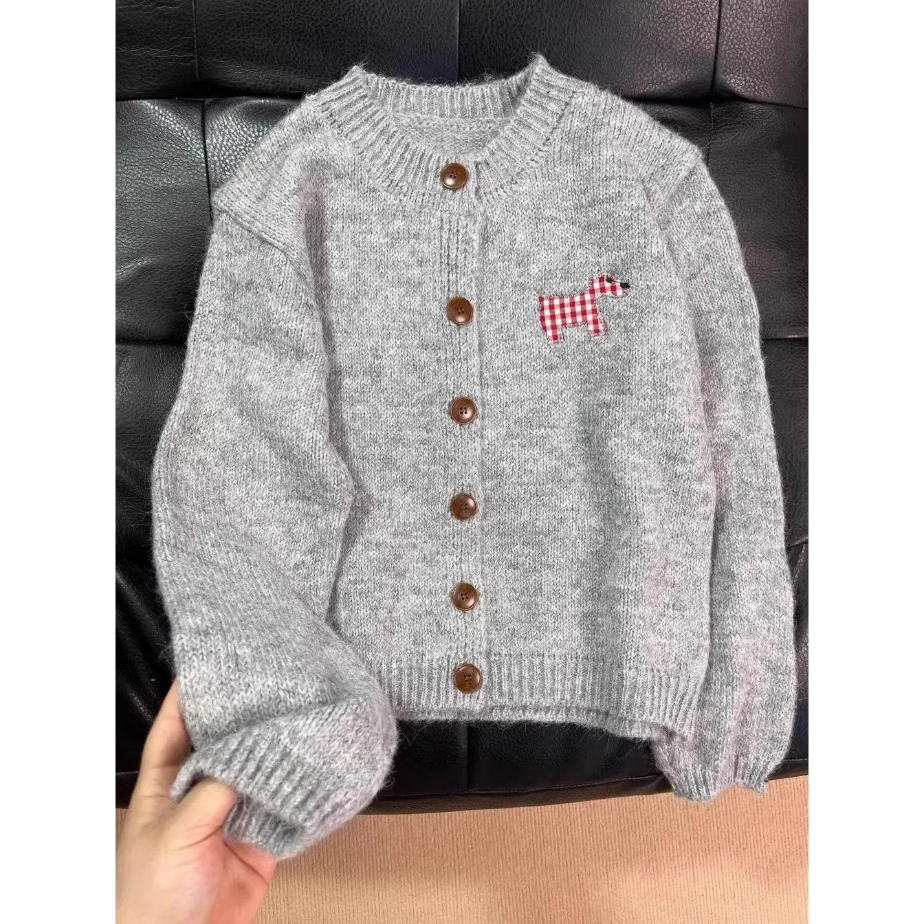 Áo Len Cardigan Dệt Kim, Màu Pastel, Cho Chó chó Con, Phong Cách Ngọt Ngào Dành Cho Nữ, Hàng Mới Về Mùa Thu 2024, Áo Khoác Dễ Phối Đồ Áo Ngắn