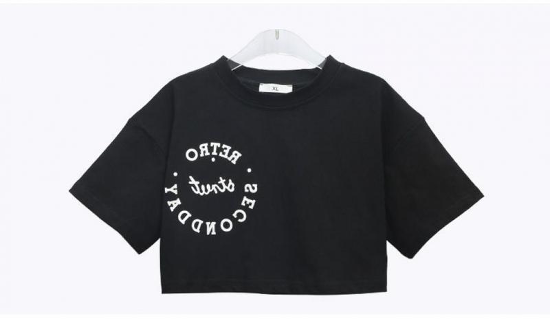 Product Introduction of Bab ตู้เสื้อผ้าเด็กชุดเด็กผู้หญิง 2023 ฤดูร้อนใหม่เด็กขนาดกลางและใหญ่สไตล์ตะวันตกแฟชั่นเด็กตัดแขนสั้นด้านบนกางเกงขากว้างชุดสองชิ้น 16