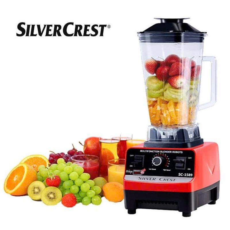 Máy Xay Sinh Tố Đa Năng SILVER CREST SC 1589 - Máy Xay Công Nghiệp 2 Cối Xay Công Suất 4500W