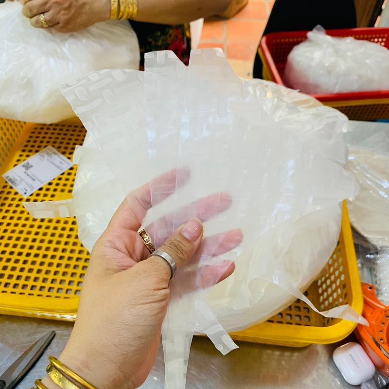 1kg BÁNH TRÁNG RÌA MỎNG TRẮNG dùng làm bánh tráng trộn, phơi sương