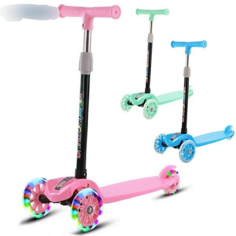 [Freeship] Xe trượt cho bé, xe trượt Scooter bánh xe phát sáng tự động cho bé