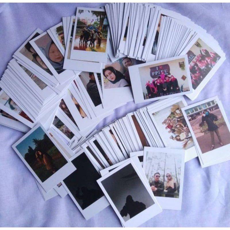 Cetak Foto Polaroid 2R Bahan Art Carton Tebal Minim 25pcs 1
