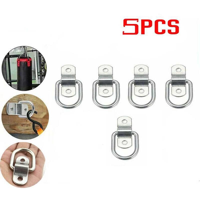 8PCS D Ring Tie Down Rings, Load Anchor Trailer Lashing Ring - View #2