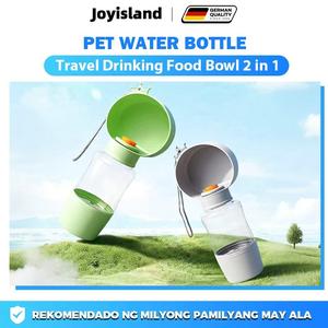 Pet Water Bottle Portable Pet Accompanying Cup Dog Travel Water Bottle Drinking Food Bowl 2 in 1