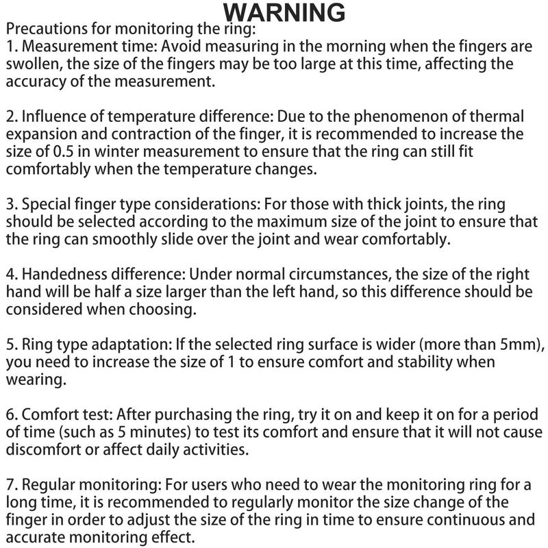 Product Introduction of Smart Ring Health Tracker, Activity & Fitness Trackers with Steps, Exercise, Calories, Sleep Monitoring for iPhone/Android, Christmas Stocking Stuffers, Wearable 8