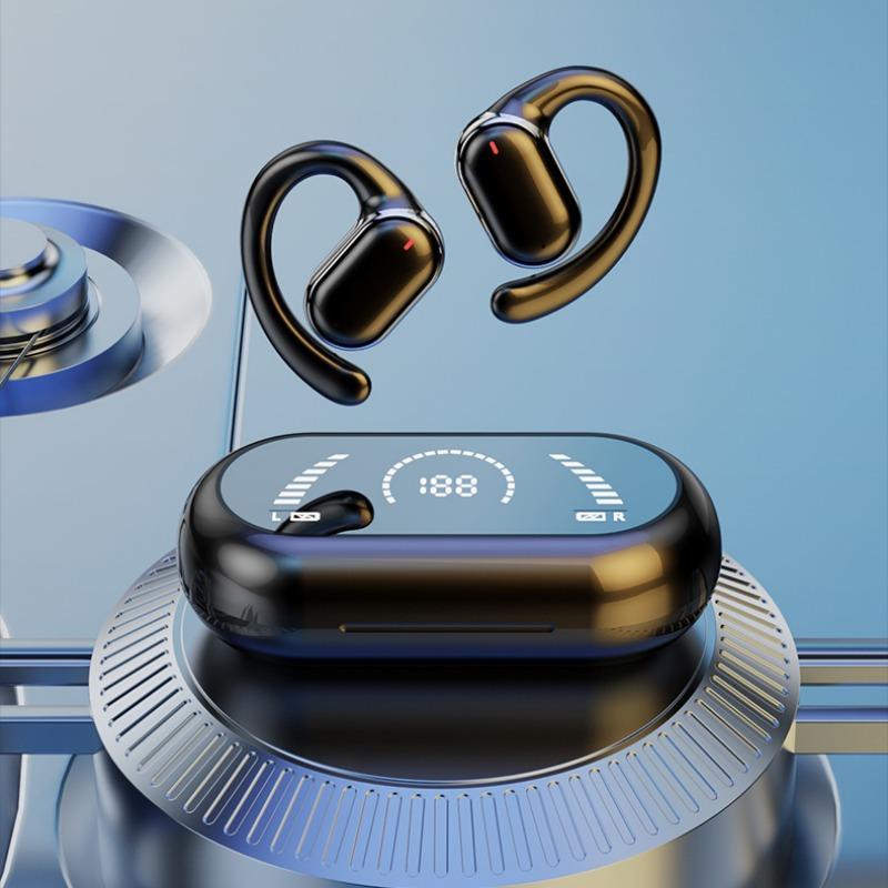 Product Introduction of Wireless Ear Hanging Earphone, Wireless Earbuds with Charging Case, HiFi Dolby Bass Earphone, HD Stereo Calling Sports Earphones for iPhone & Android 0