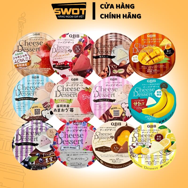 Hộp phô mai QBB của Nhật 90g, Phô mai vị trái cây thơm ngon hấp dẫn, phomai nhiều vị traicay thoải mái với nhiều lựa chọn - SWOT