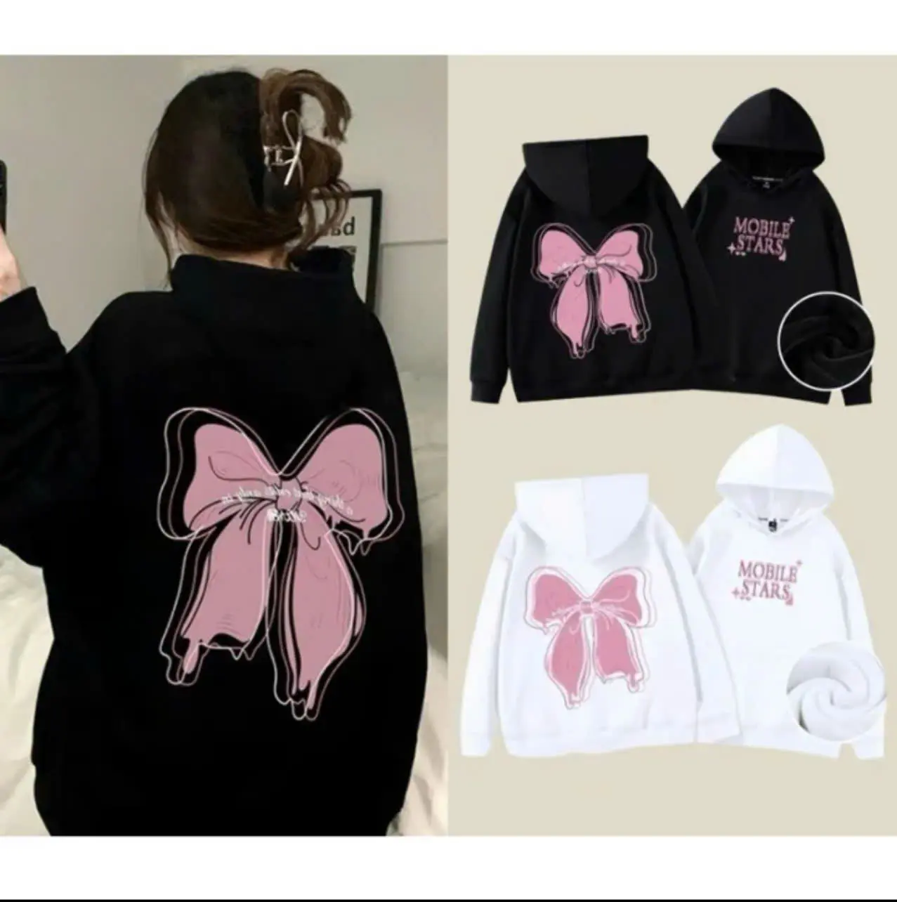 Áo khoác hoodie form rộng nỉ ngoại NƠ TO