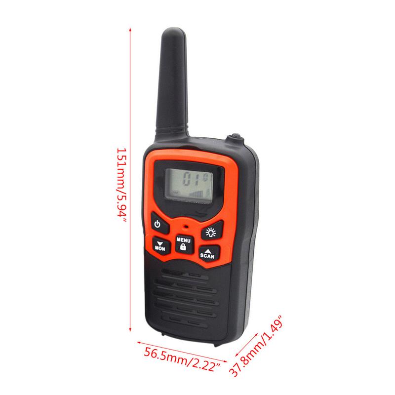 Walkie Talkies for Adults Long Range 2 Pack 2-Way Radios Up to 5 Miles Range  in Open Field 3