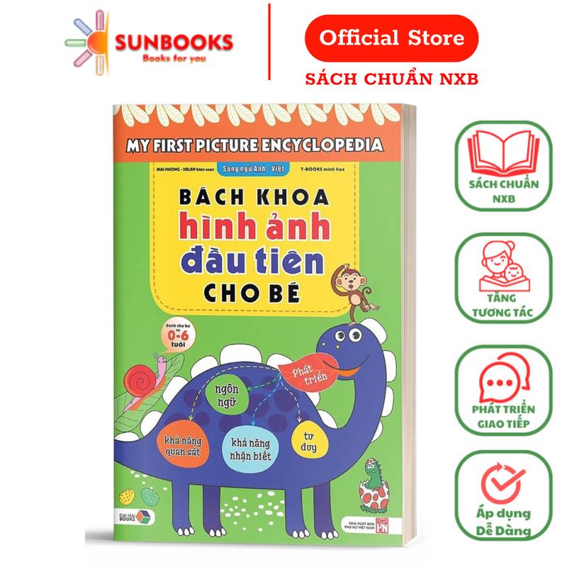 Sunbooks - Sách Bách Khoa Hình Ảnh Đầu Tiên Cho Bé My First Picture Encyclopedia Bìa Cứng NXB Phụ Nữ 01-2024 Song Ngữ Anh Việt Dành Cho Trẻ 0-6 Tuổi Phát Triển Ngôn Ngữ & Quan Sát