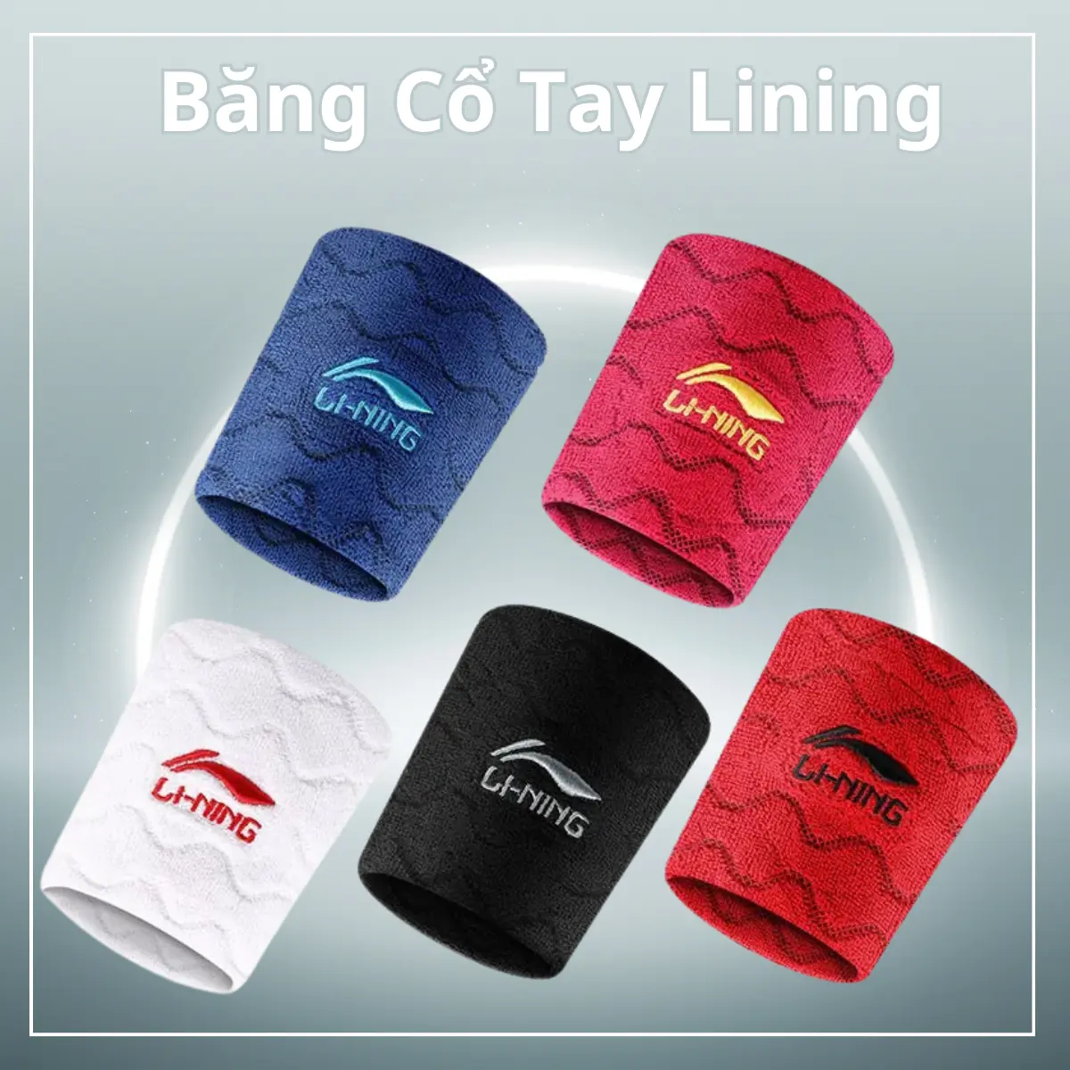 Băng Cổ Tay Lining Cao Cấp - Thấm Hút Mồ Hôi, Không Ngứa, Mềm Mại
