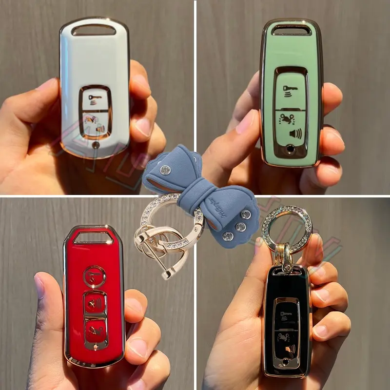 Vỏ Bọc Chìa Khóa TPU Mềm, Vỏ Bọc Chìa Khóa Xe Máy, Dành Cho Honda Vario 160, Vision, Lead Winner X v3, 2022 SH Vison, ab 125, 2023