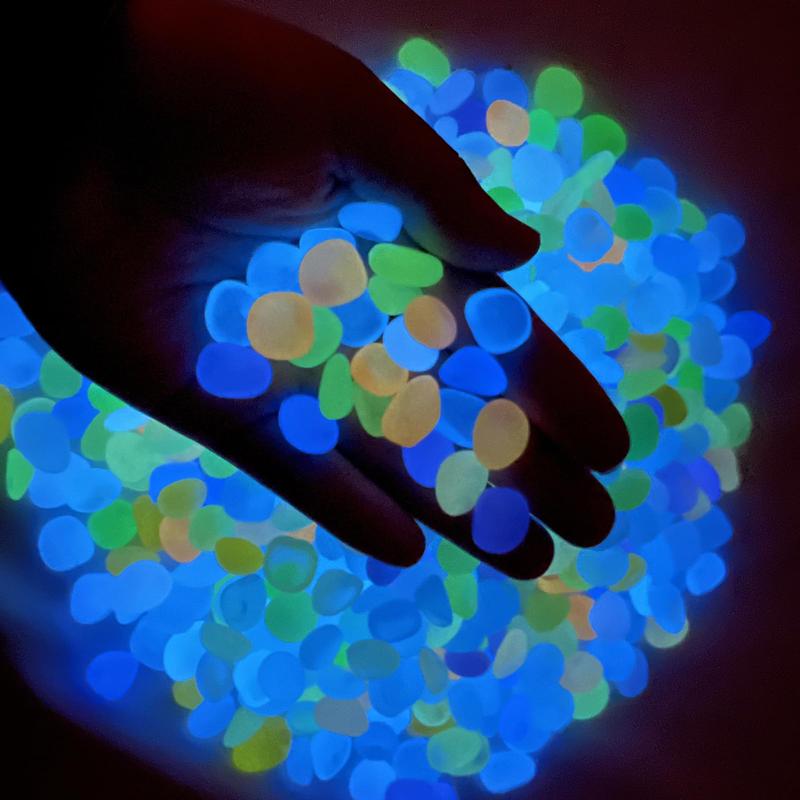 Product Introduction of Luminous Glow Stones, Glow in The Dark Rocks for Fish Tank Aquarium Lawn Patio Garden Outdoor Decor and DIY Ideas 4
