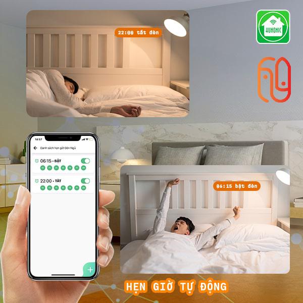 Product Introduction of Công Tắc Cảm Ứng Thông Minh HUNONIC DATIC Đen/Trắng Công Tắc Wifi Điều Khiển Từ Xa Bằng Điện Thoại 13