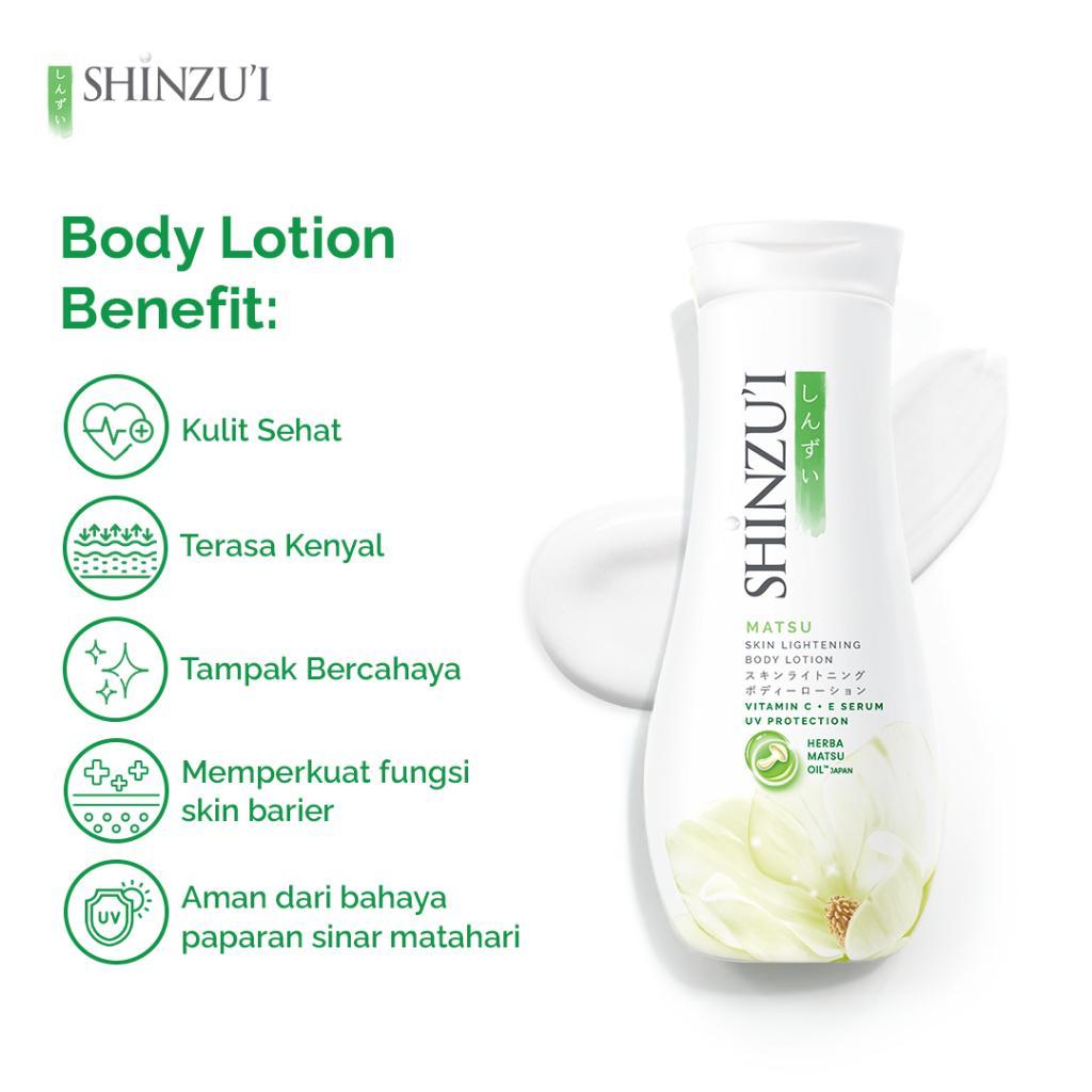 Shinzui Skin Lightening Body Lotion Matsu Hana Kensho Kirei Myori Sakura 210ml - Body Lotion Halal Original BPOM