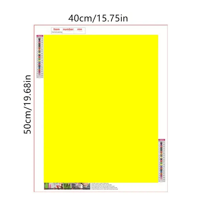 Rose Pattern DIY Diamond Arts Colorful Painting Kit without Frame, 5D Diamond Arts Colorful Painting Kit, Wall Art Decor for Home Living Room Bedroom 1