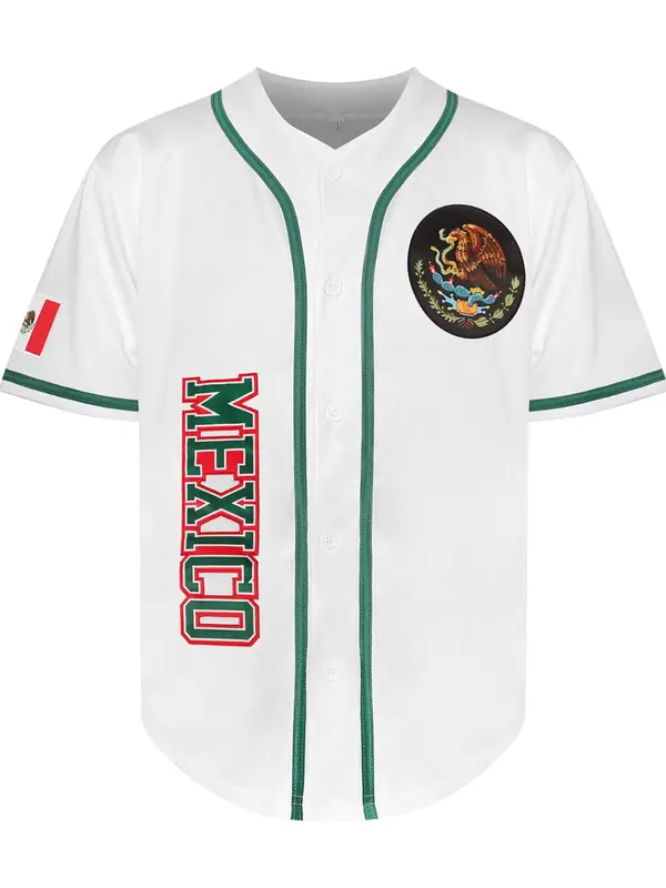 Unisex's Letter & Figure Print Baseball Jersey, Casual Sporty Lightweight Breathable Baseball Top for Fans & Athletes, Comfortable Durable Team Uniform 4