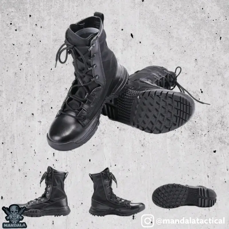 SEPATU PDL HITAM TACTICAL SWAT CQB 1