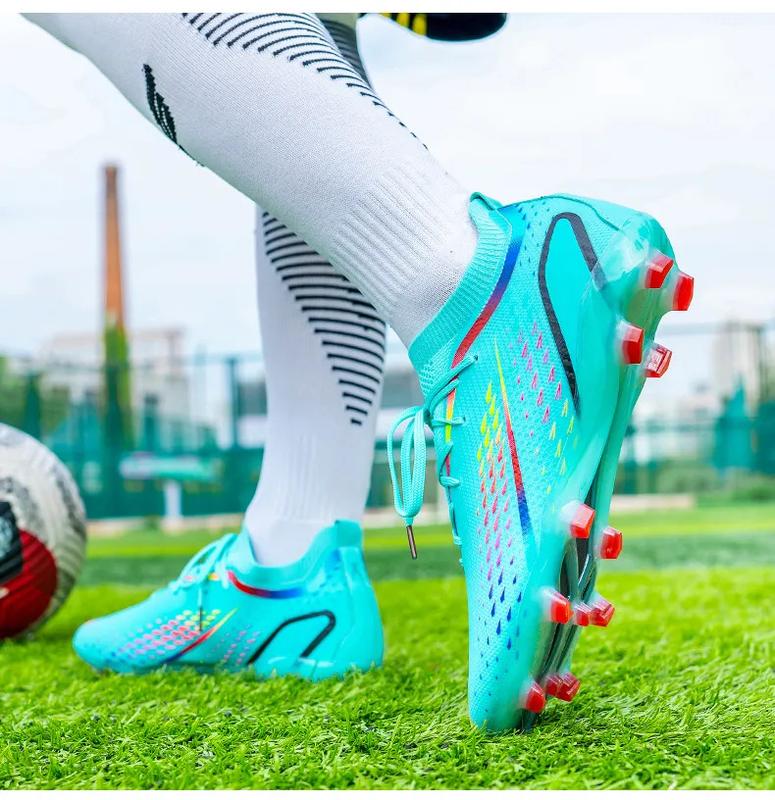 Product Introduction of Soccer shoes for men fashion sneakers football shoes century Cup same new Messi long spike broken nail professional football shoes sport running shoes big size 35-45 32