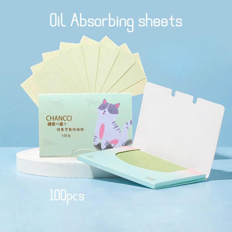 Product Introduction of Khăn giấy thấm dầu trên mặt, 100 chiếc, tự nhiên, kiểm soát dầu, làm mờ phim thấm dầu cao cấp, không chứa dầu, cho khuôn mặt, W8W0 32