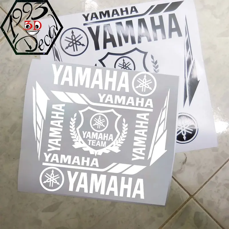 Bộ tem dán xe YAMAHA trang trí xe cách điệu nổi bật chống thấm nước nhiều màu sắc lựa chọn Nhãn Dán Decal Sticker 4