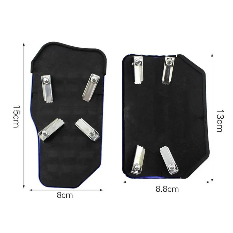 Product Introduction of Spot Goods COD  Universal Racing Manual Non-Slip Foot Pedal Pad Cover Automatic Gear Brake Accelerator Aluminum Alloy Car Interior 2