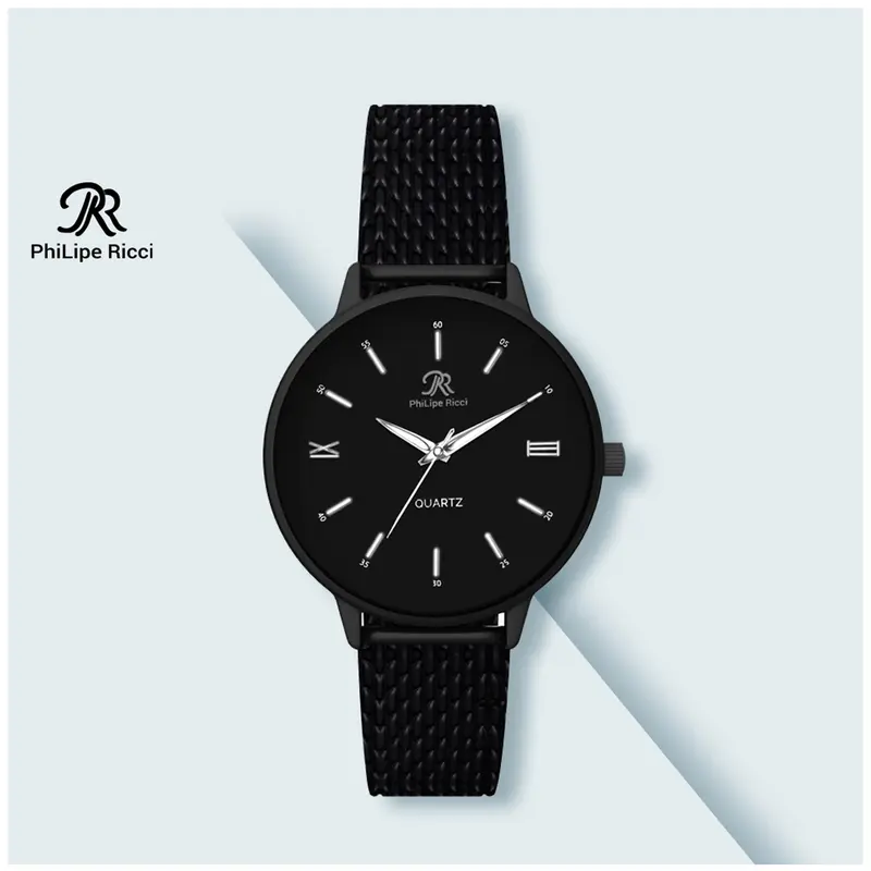 PhiLipe Ricci Jam Tangan Wanita Terbaru Analog Original Arloji Perempuan Kecil Modern WKOB1 Free Box cewek karet 0