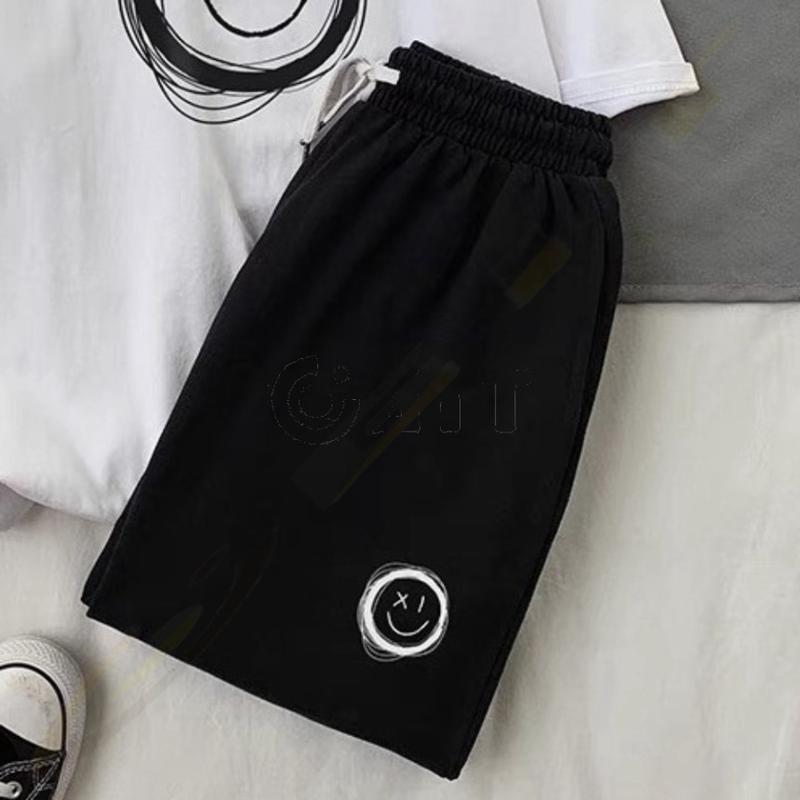 Sét Áo phông Mặc cười Kèm quần đùi đen,  Áo thun from rộng, Chất đẹp không xù, Sét bộ mặc ở nhà ,mặc đi chơi -Kaytlyn shop GIRL 4