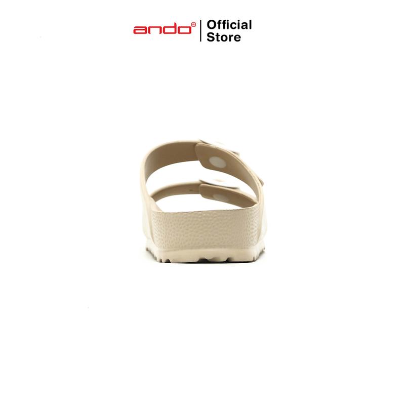 Ando Official Sandal Selop Slip On Ratu Wanita Dewasa - Cream 3