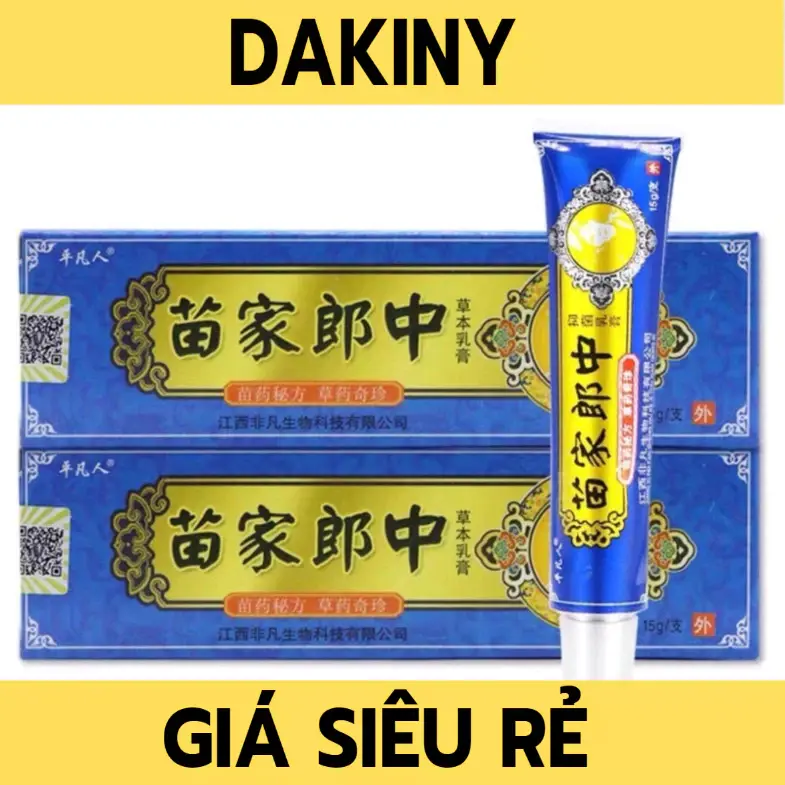 COMBO5 Kem bôi nấm ngứa , hắc lào, nấm ngứa, á sừng, lang ben, vẩy nến hàng nhập khẩu DAKINY