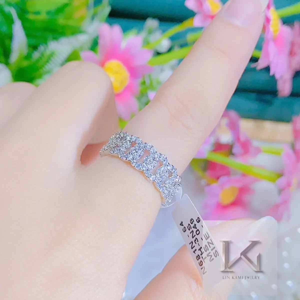 Nhẫn N681N -full xoàn may mắn tài Lộc cho nữ