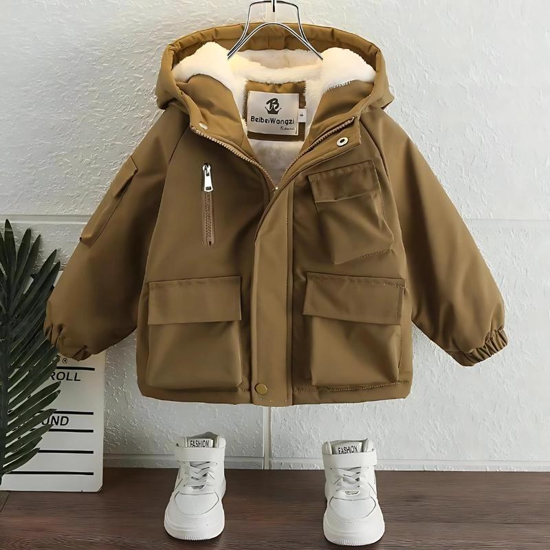  Áo Khoác Lót  Lông Cho Bé Trai Và Gái Vải Tráng Bạc Cản Gió Chống Nước Giữ Ấm Cơ Thể của bé 