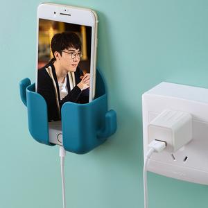 Pendirian Telefon, Penyusun Pengecas Telefon Bimbit Dipasang di Dinding, Kotak Penyimpanan Alat Kawalan Jauh, Pendirian Pelbagai Fungsi, Rak Pasak Telefon, Produk Viral