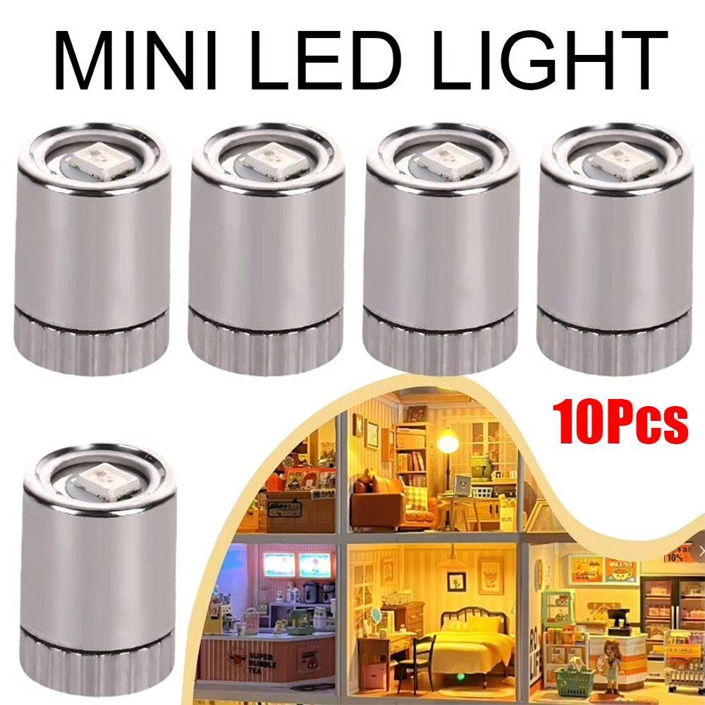 10Pcs New Small Mini LED Light Battery Powered Colorful Light Bulb ...