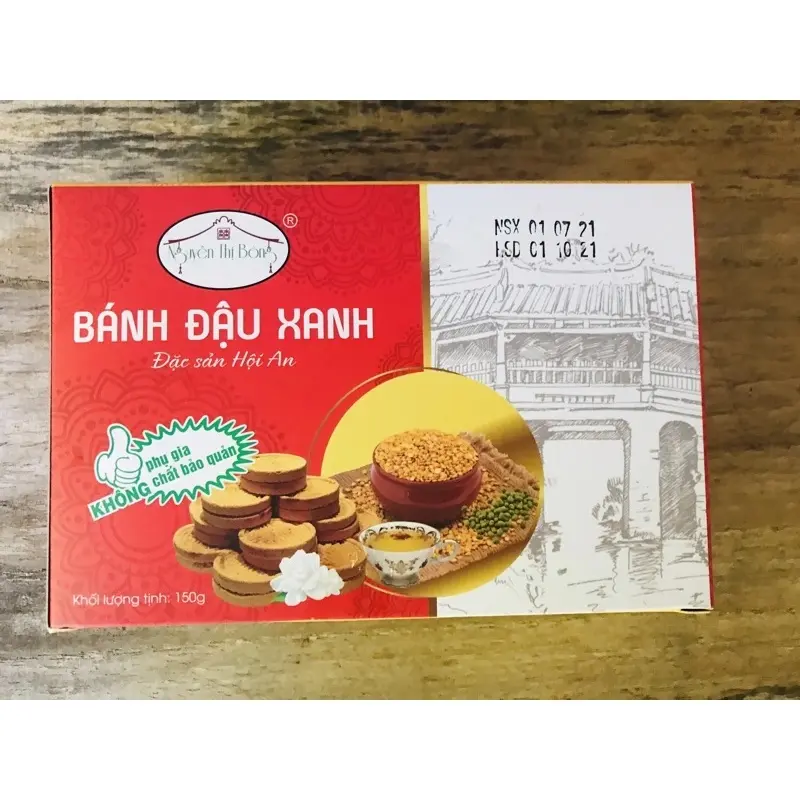 Bánh Đậu Xanh Bông Đặc Sản Hội An Ngọt Dịu Truyền Thống Giòn Ngon 2 Vị Chay Mặn - OCOP House 4