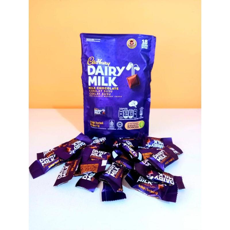 Product Introduction of .Coklat import | Cadbury Dairy Milk Chocolate 81gr isi 18pcs Halal ( ds bgr) Cokelat 1