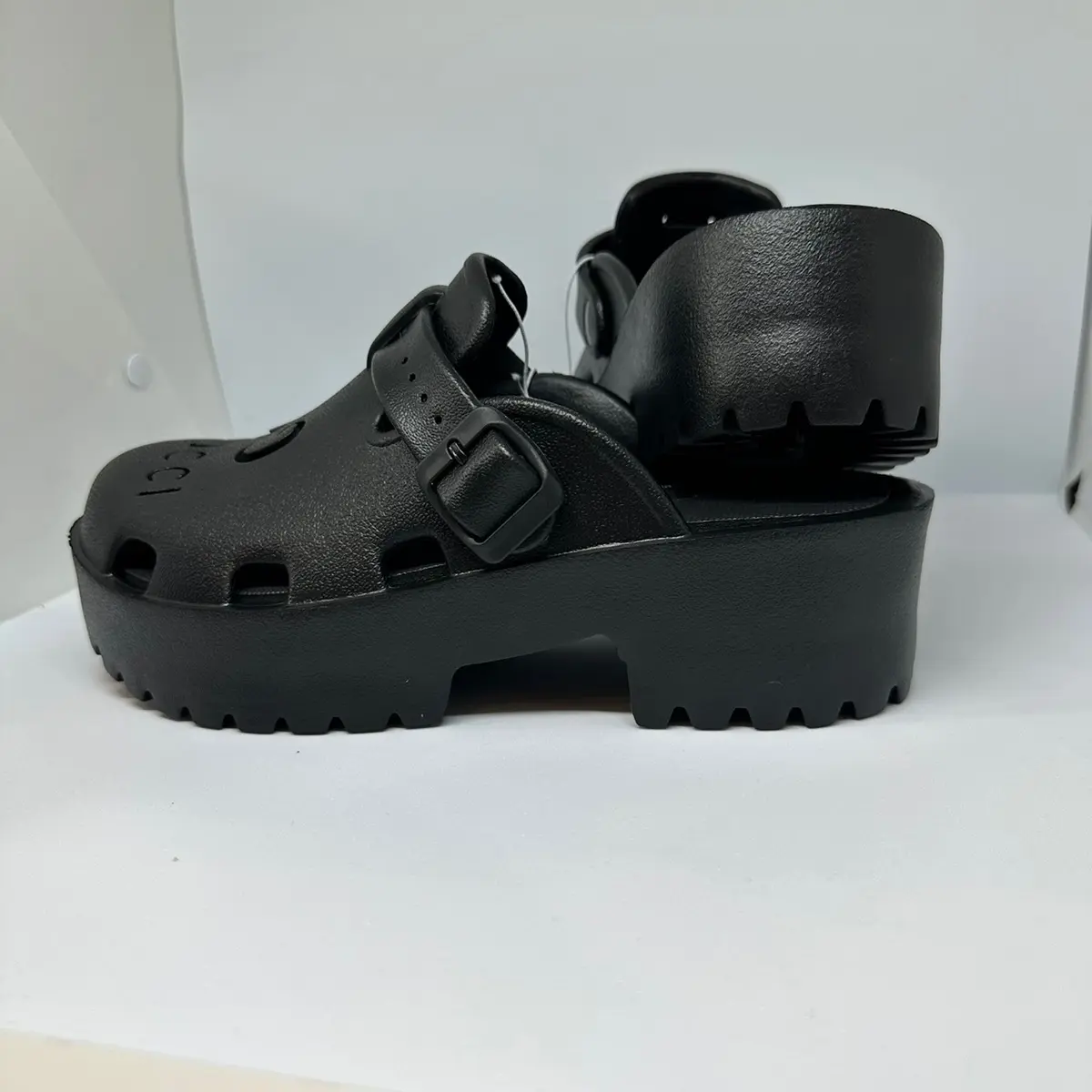 Sục Đen 5cm Gc- nhựa xốp mẫu mới - siêu hót- đi nước - siêu nhẹ Không gót GiàY DéP