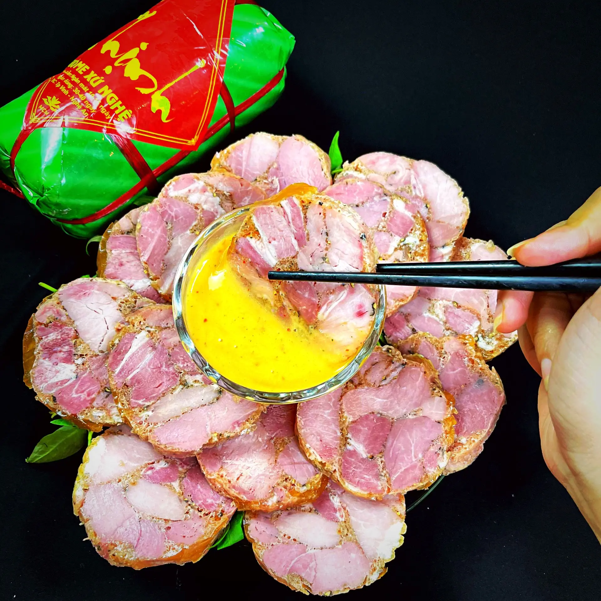 Combo 2 Cây 2 Ký Giò Me (Giò Bê) Chuẩn Xứ Nghệ (Loại Cao Cấp) | Kèm Muối Tắc Wongnai Cay Gia Vị - giò bê - chả bê - chả lụa