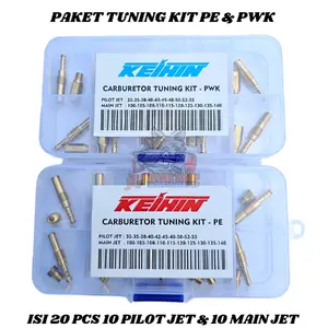 PAKET SPUYER PILOT JET MAIN JET 20 PCS PWK PE PWL PWM PJ SUDCO 10 MAINJET 10 PILOT JET