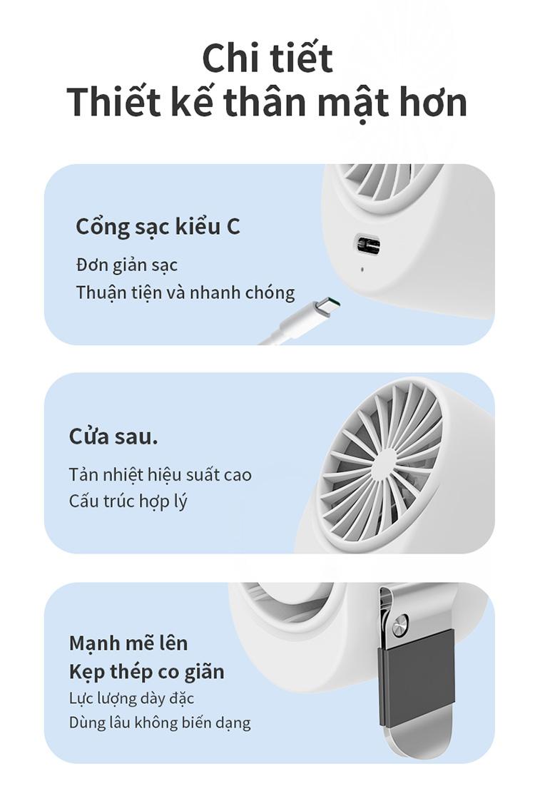 Product Introduction of 【Quạt kẹp gió cao】 Quạt mini cầm tay USB có thể sạc lại kawu, ký túc xá sinh viên để bàn, quạt điện nhỏ im lặng, kẹp bàn quạt, cần thiết cho công nhân nhà máy làm việc, du lịch và mang theo, cắm trại, Mobile  Phụ Kiện  model FCG-10 15