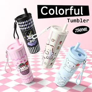 HL  Tumbler Tahan Panas Dingin 24Jam Tumblr Premium Quality Stainless SUS316 Botol Minum Aesthetic Thermos Tumbler Lucu Botol Minum 750ML