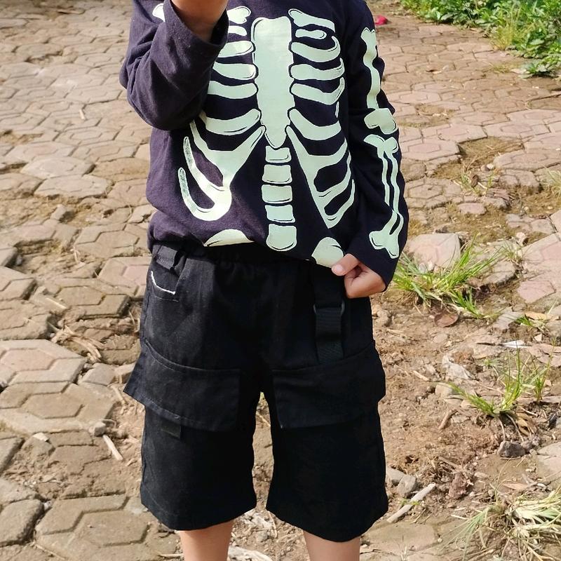Celana kargo anak pendek/celana kekinian/celana pendek/celana anak 2