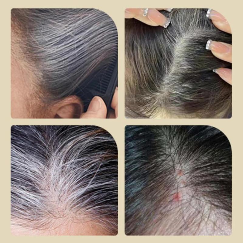 Lược Nhuộm Tóc Không Thấm Nước, Hàng Mới Về, Chống Mồ Hôi, Dễ Sử Dụng, Kem Nhuộm Tóc, Màu Đen, Dán Lược Nhuộm Tóc, Thích Hợp Cho Tóc Xám, Che Phủ Tóc 8